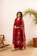 Karen melon cotton suit set