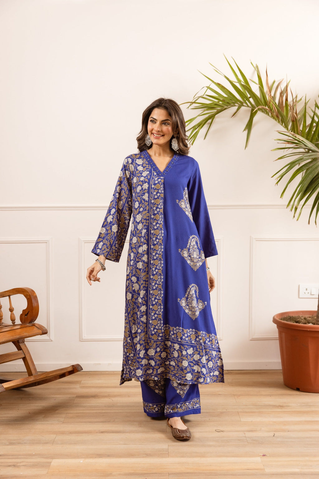 Karen Twilight printed cotton Kurta pant set