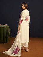 Itrh carnation cotton linen suit set