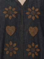 Prisha heart denim co-ord set