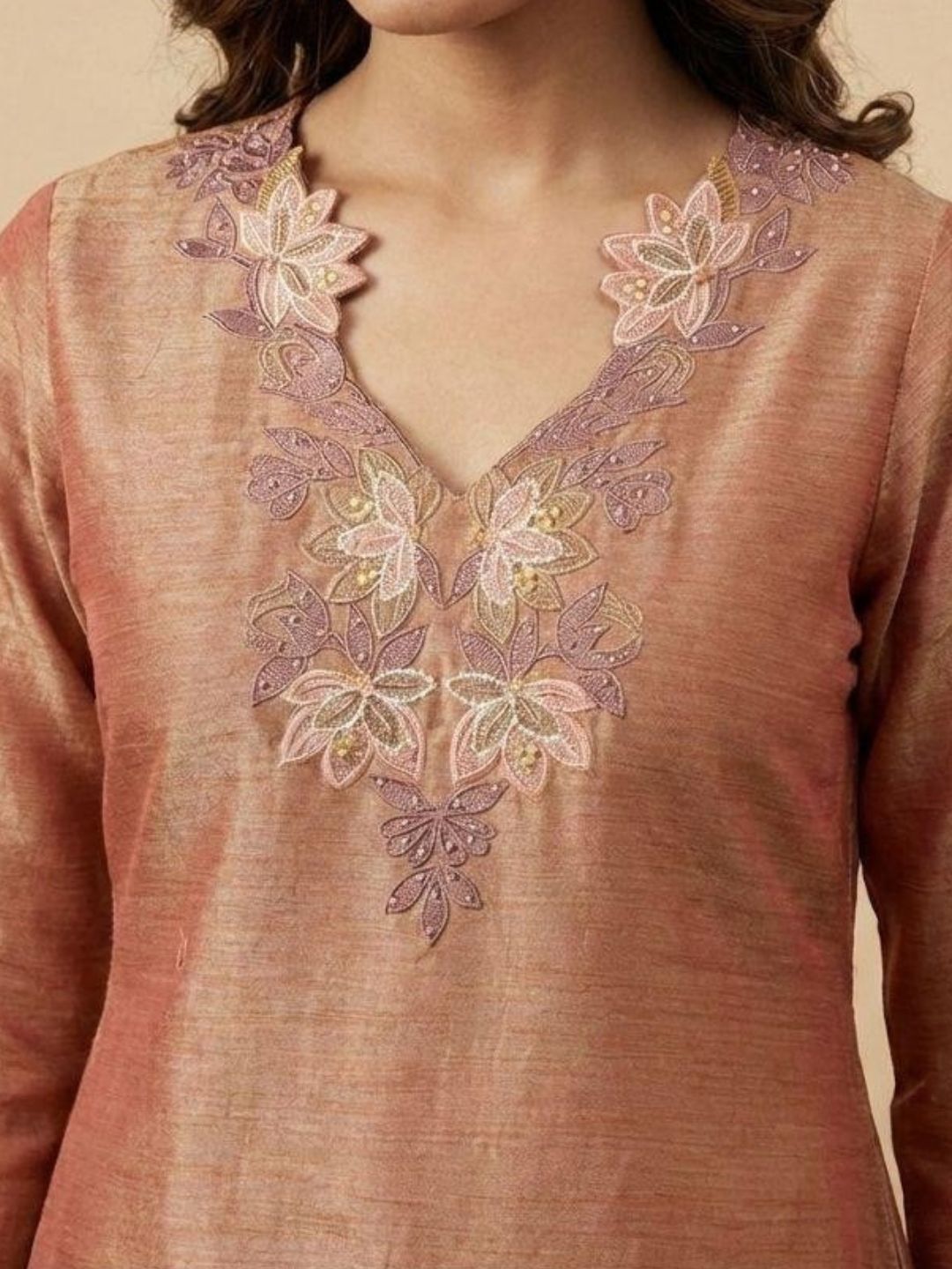 Prisha Jasper Embroidery Cotton Co-ord Set