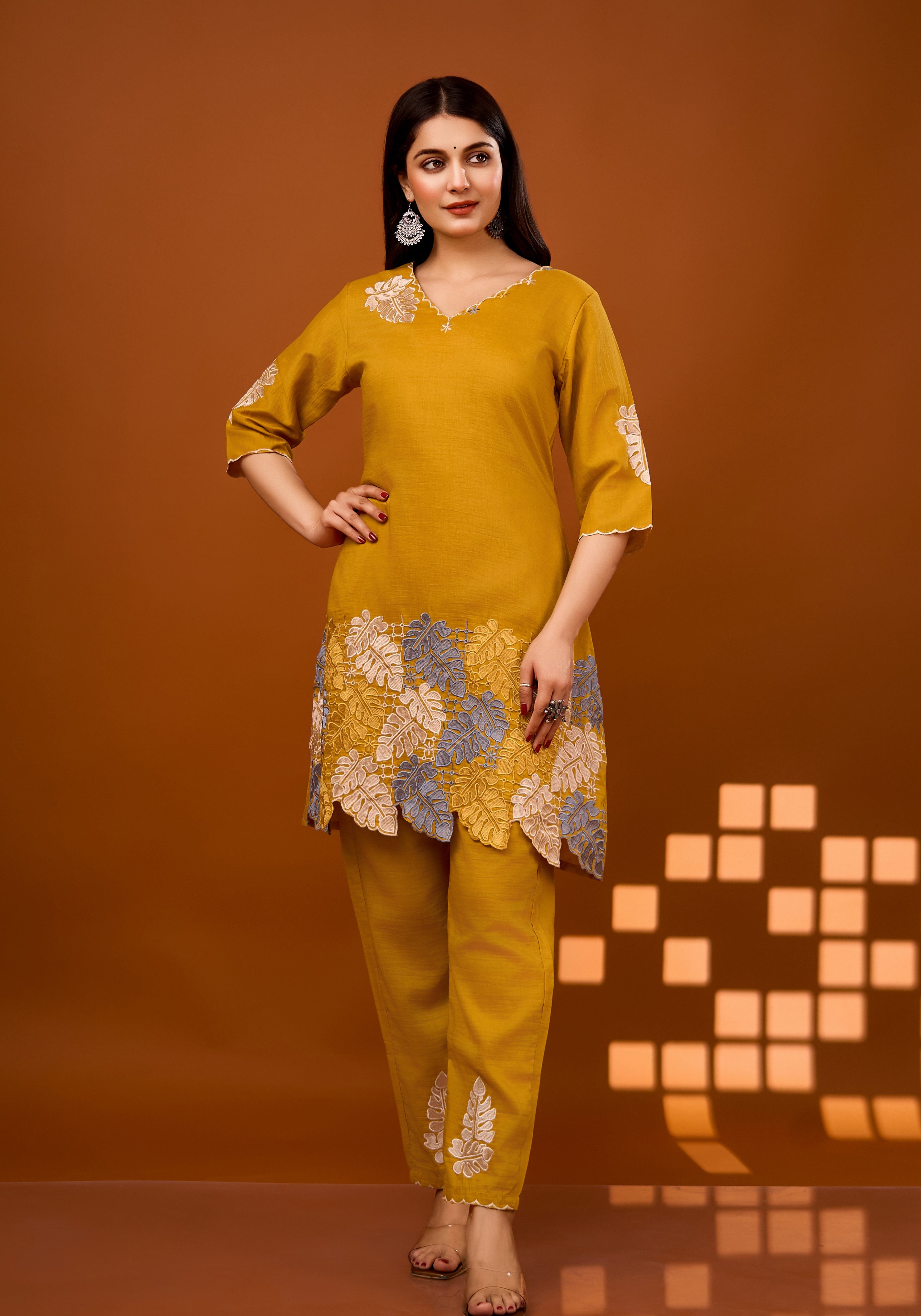 Nivedita Amber Embrodiered Co-ord Set