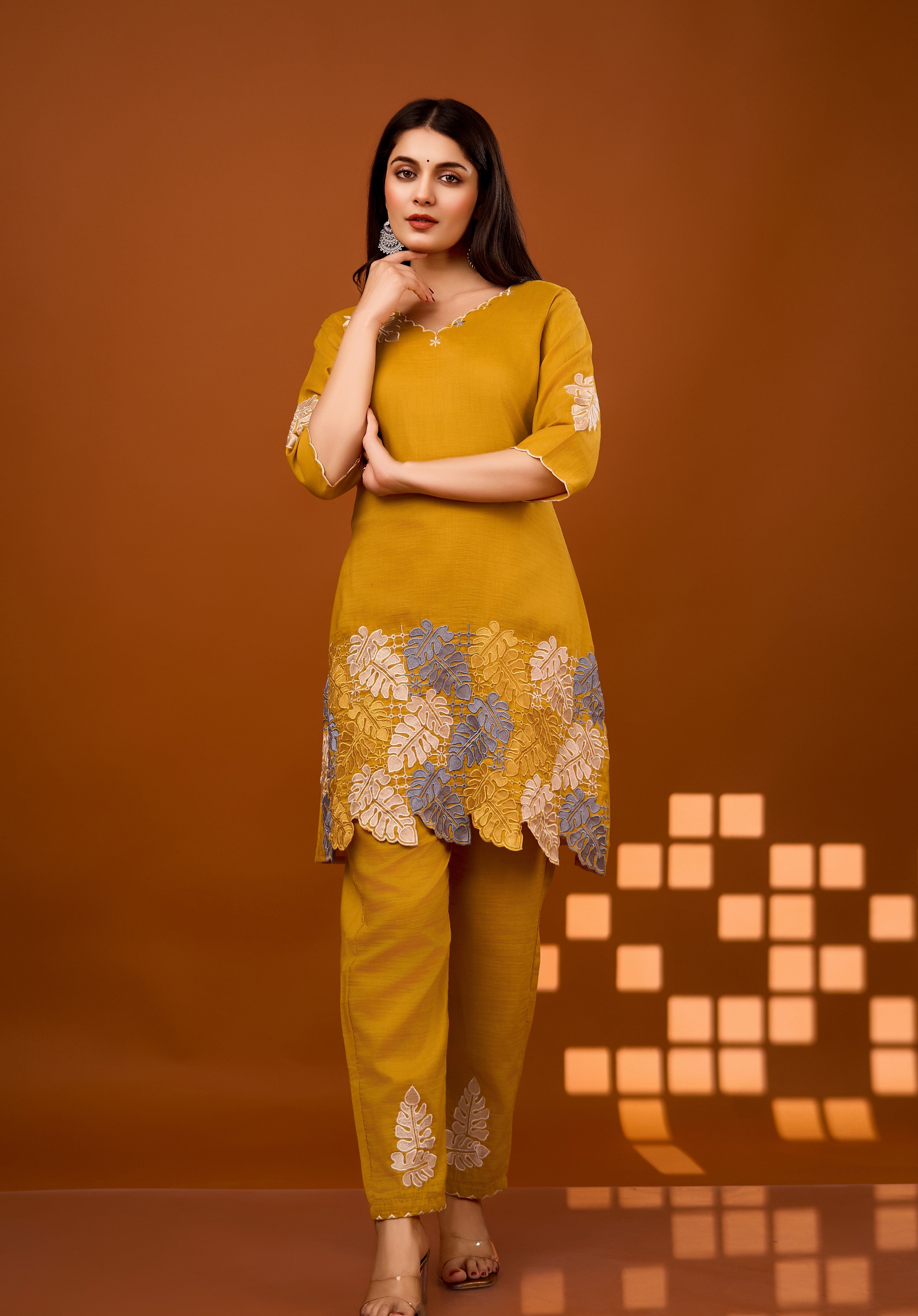Nivedita Amber Embrodiered Co-ord Set
