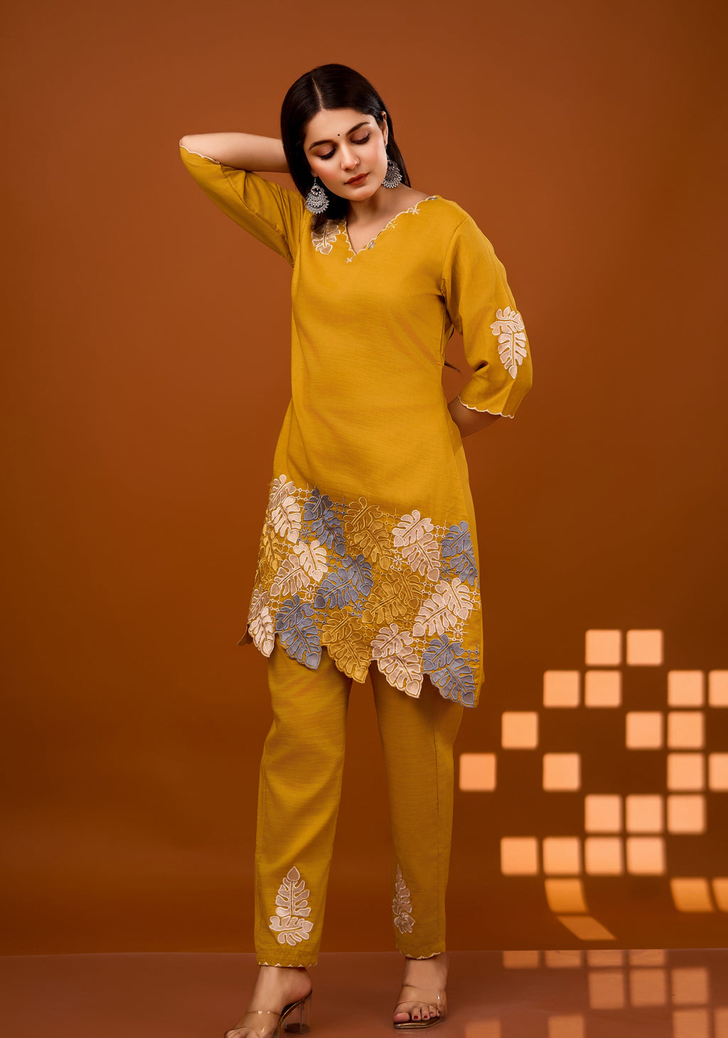 Nivedita Amber Embrodiered Co-ord Set