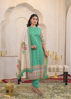 Shanti Sea Printed Cotton Suit Set
