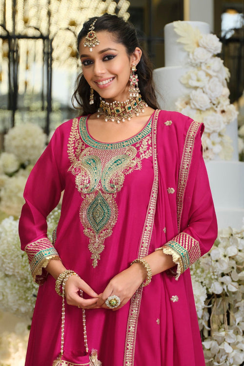 Areesa Rouge Full Work Heavy Suit Set