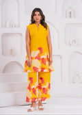 Maurya Dandelion Printed Cotton Co-ord  Set