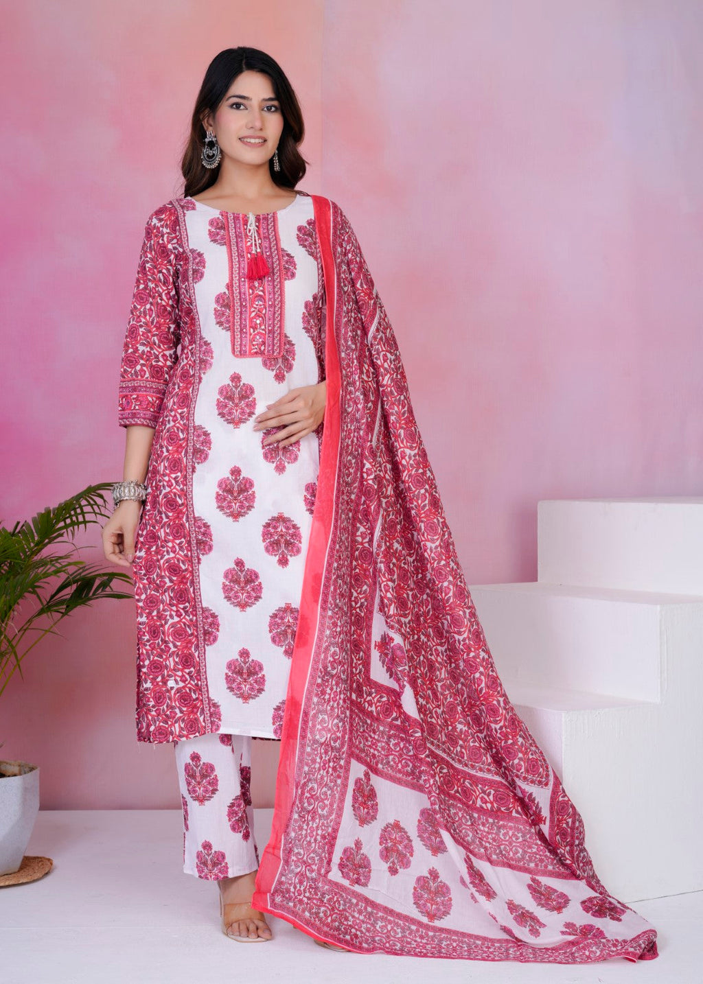 Tanvi Rosie Cotton Suit set