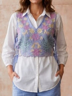 Prisha Milan BibStyle Embroidery Co-ord Set