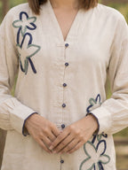 Wespret Atrium Embroidery Cotton Co-Ord Set