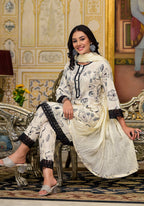 Sakshi Monochrome Cotton Suit Set