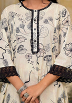 Sakshi Monochrome Cotton Suit Set
