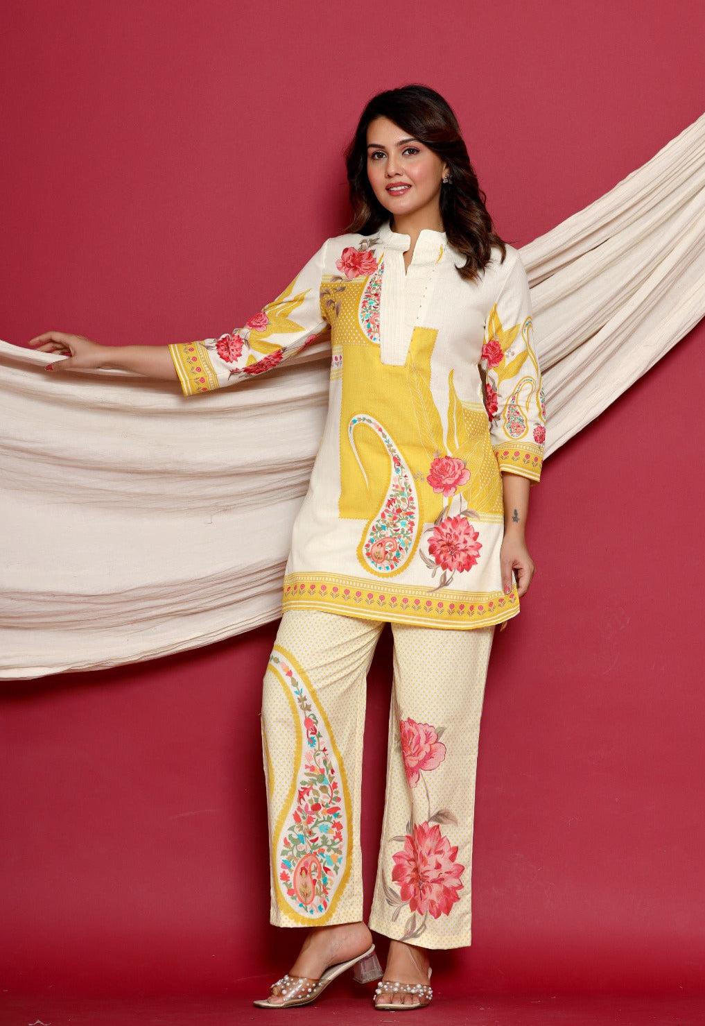 Kompa Amber Printed Cotton co-ord Set