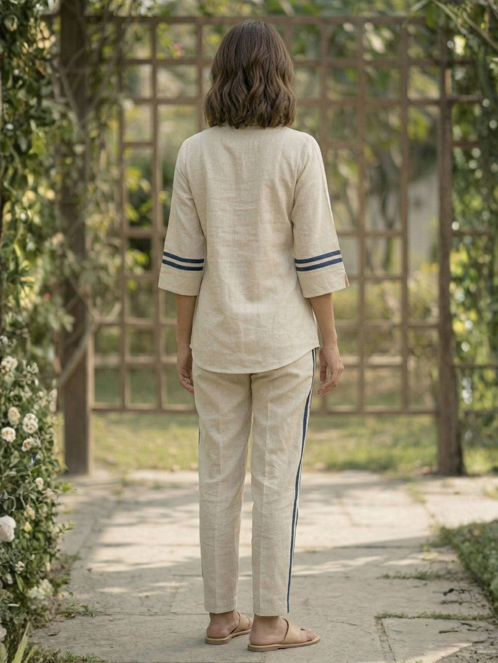 Ridhika parch embroidery cotton co-ord set