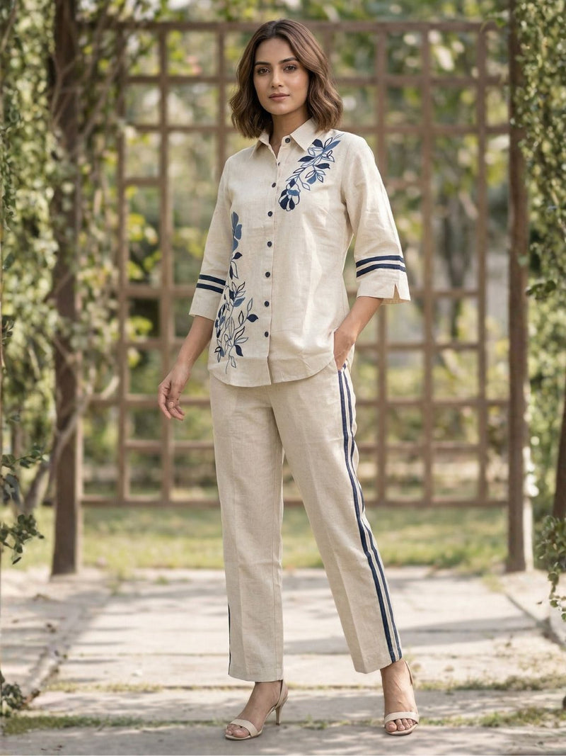 Ridhika parch embroidery cotton co-ord set